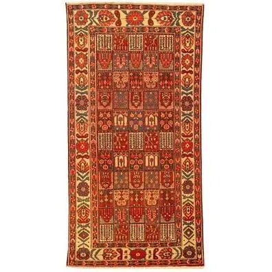 One Of The Kind Persian Bakhtiar Rug 9'9" x 5'0"